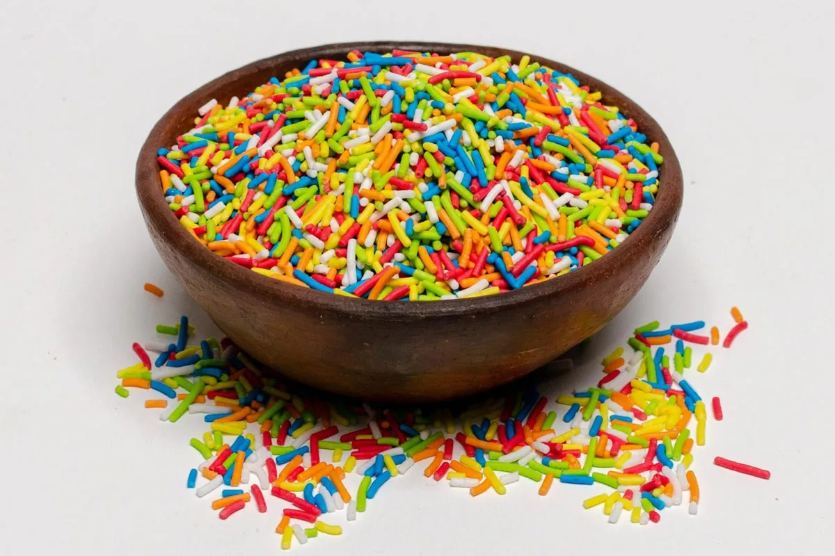 MOSTACILLAS DE COLORES 500G