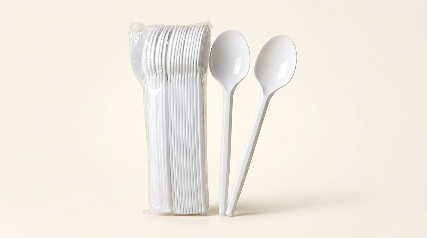 CUCHARA DE PLASTICO 100 UN