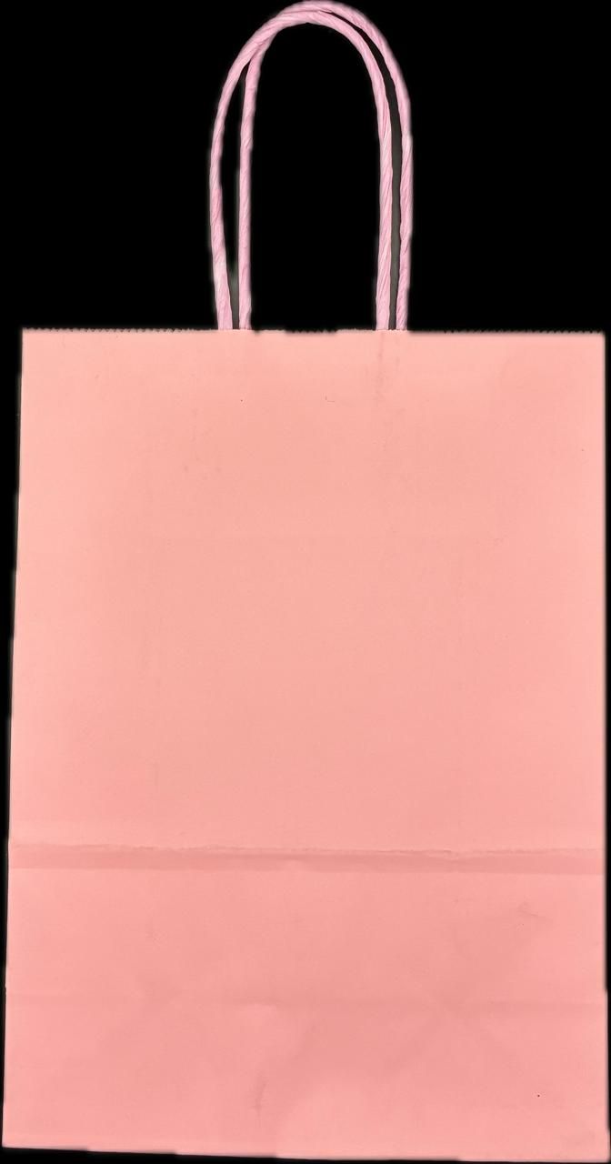 BOLSA DE PAPEL PEQUEÑA ROSA