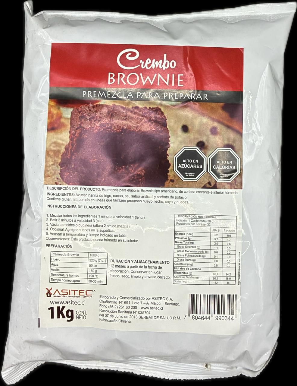 PREMEZCLA BROWNIE 1 KG