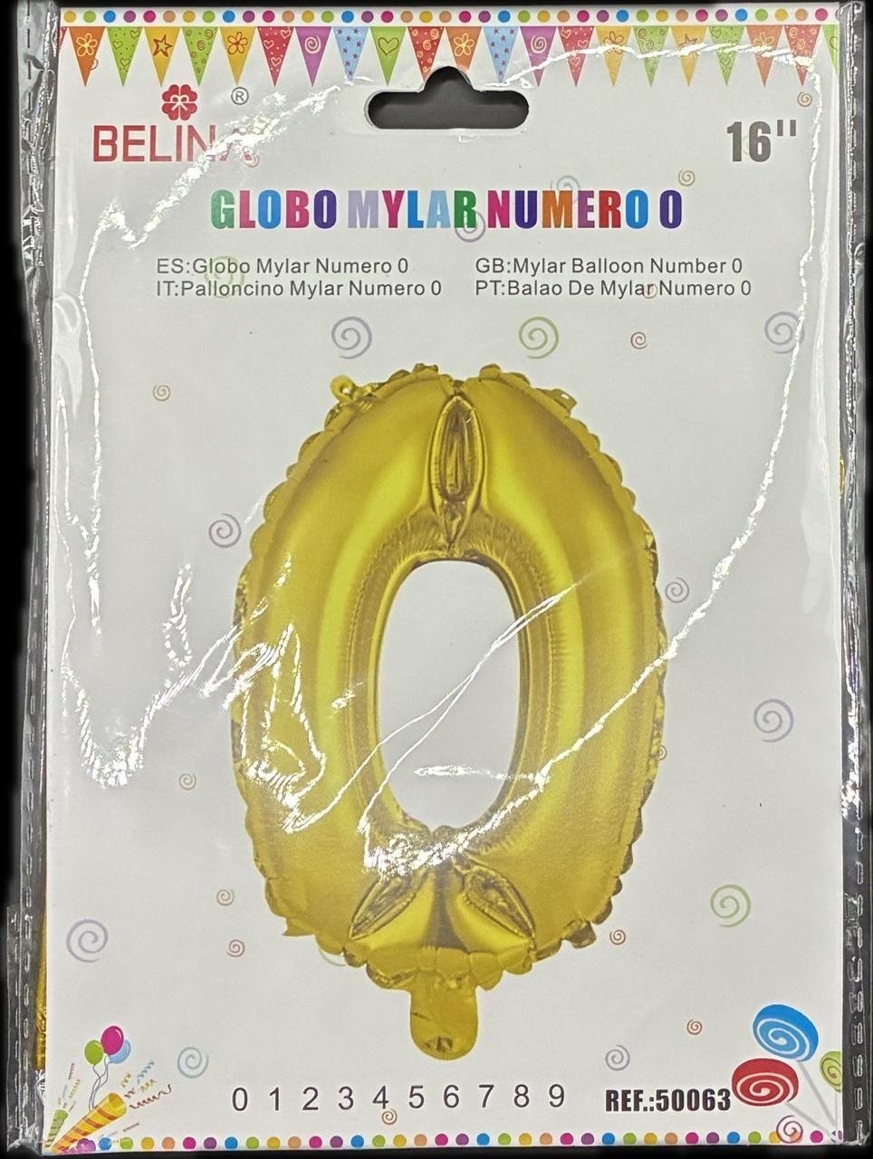 GLOBO DORADO 0 40CM