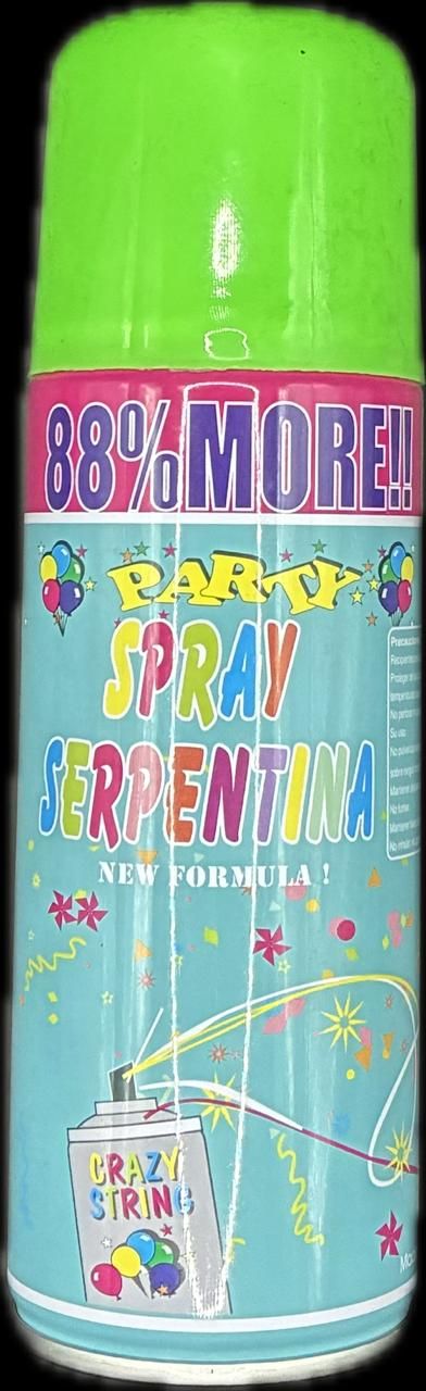 SERPENTINA EN SPRAY DE COLOR