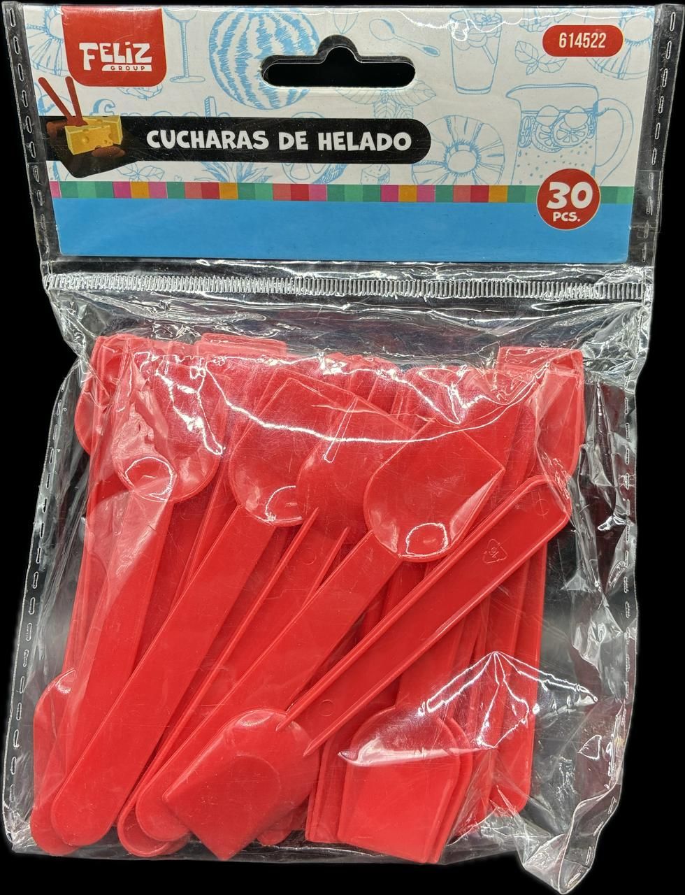 CUCHARAS DE HELADO 30UN