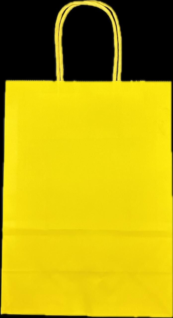 BOLSA DE PAPEL PEQUEÑA AMARILLA