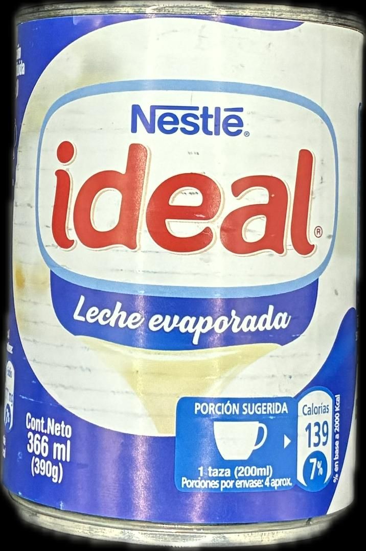 LECHE EVAPORADA IDEAL 366 ML