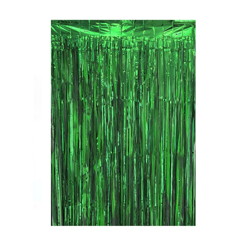 CORTINA HOLOGRAFICA VERDE 100*200 66686