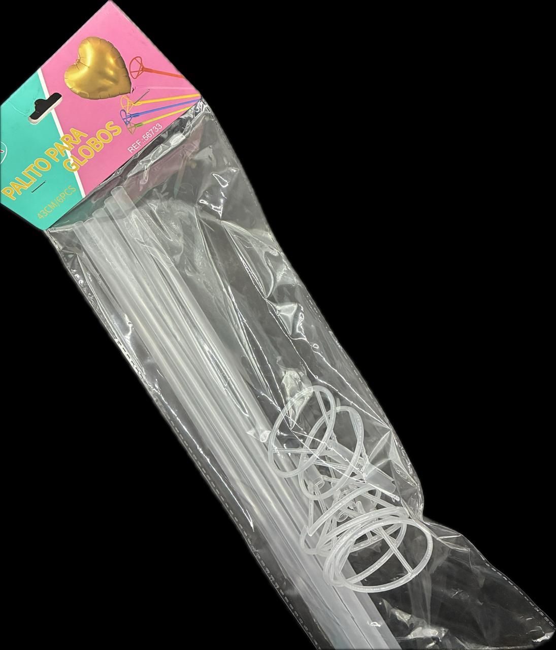 PALITO PARA GLOBOS 6 UNIDADES
