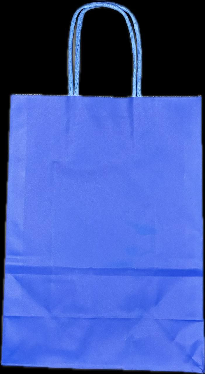 BOLSA DE PAPEL PEQUEÑA AZUL