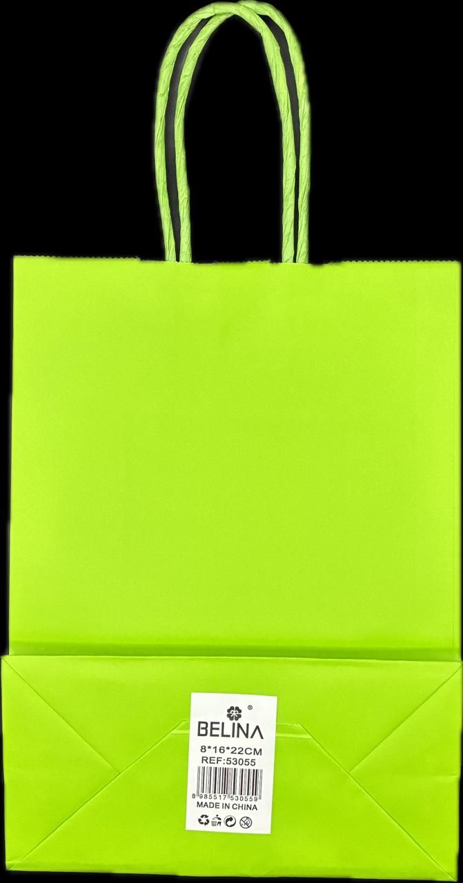 BOLSA DE PAPEL PEQUEÑA VERDE